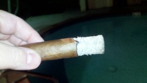 Tight Ash on Fuente Rosado Vitola 58