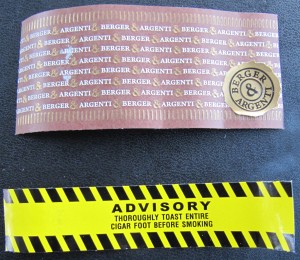 Berger and Argenti Entubar Label